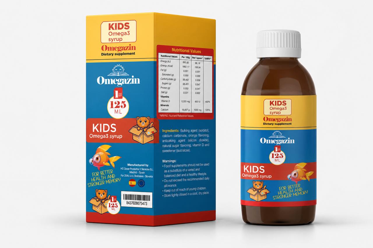Omegazin 150 ml syrup